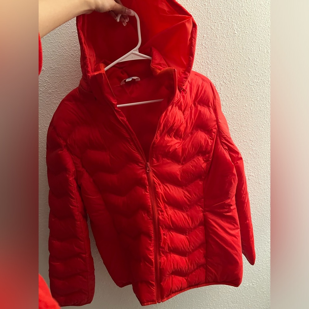 Time & Tru Puffer Coat Gem